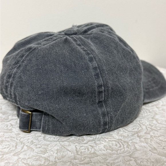 Sonoma Cat Mom Heather Gray Denim Cap Hat Crazy Cat Lady - Picture 2 of 5